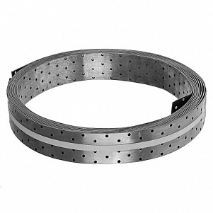 Лента перфорированная PVAH 26х1 мм нержавеющая L=10 м