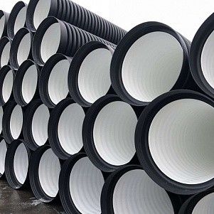 Труба гофрированная дренажная DN/OD 1200 ММ SN8 Корсис